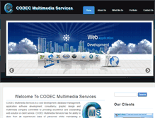 Tablet Screenshot of codecmultimedia.com
